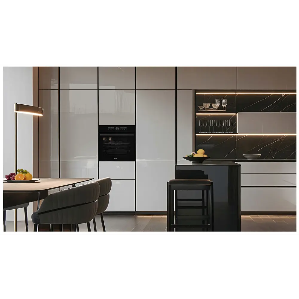 Фото 5 Встраиваемый духовой шкаф Haier HOX-FT5AMTB 59.5х59.5х56.7 см цвет черный Фото 5 Встраиваемый духовой шкаф Haier HOX-FT5AMTB 59.5х59.5х56.7 см цвет черный
