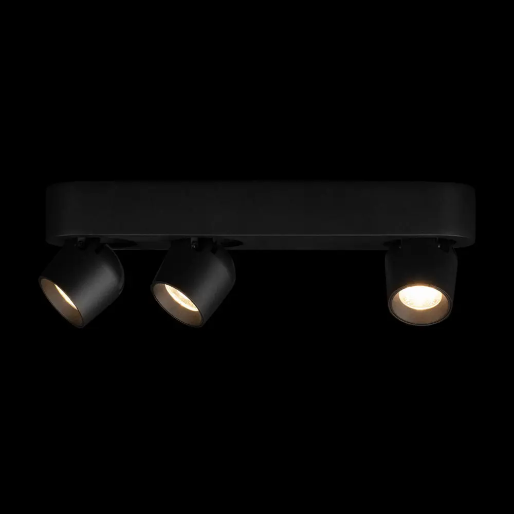 Фото 2 Светильник точечный накладной светодиодный Loft It Quiet 10320-3 black 21 Вт теплый белый (желтый) свет цвет черный Фото 2 Светильник точечный накладной светодиодный Loft It Quiet 10320-3 black 21 Вт теплый белый (желтый) свет цвет черный