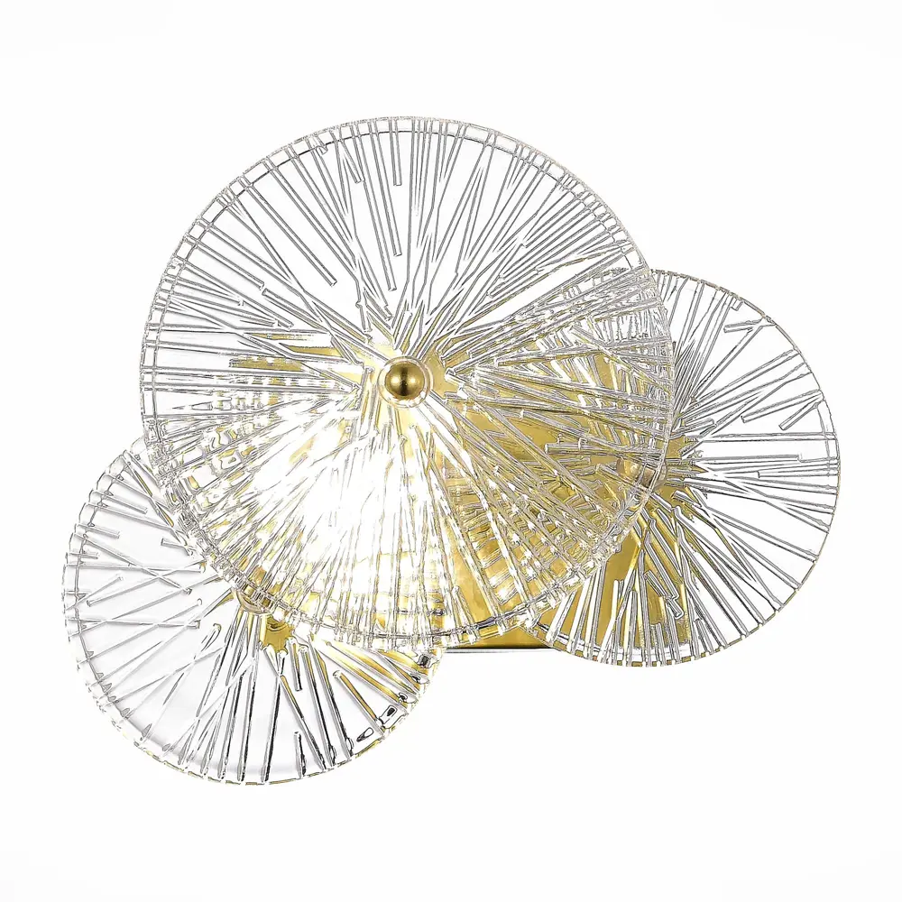 Фото 8 Настенный светильник ST LUCE SL1657.201.01 Flero цвет золото Фото 8 Настенный светильник ST LUCE SL1657.201.01 Flero цвет золото