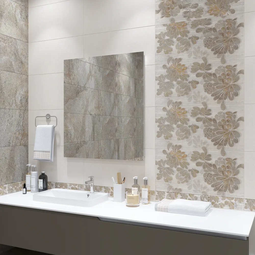 Фото 2 Плитка Azori Stone 508881201 31.5x63см 1.59 м² цвет 2995, цена за упаковку