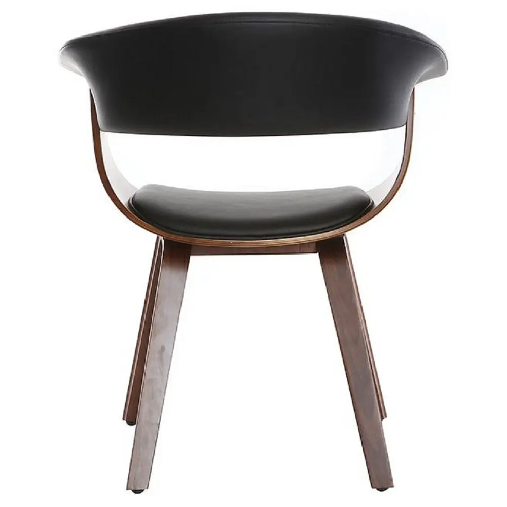 Фото 3 Стул Hesby Hsbi_tg2857_4 50x73.5x56 см искусственная кожа цвет черный