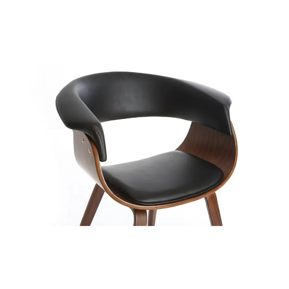 Фото 4 Стул Hesby Hsbi_tg2857_4 50x73.5x56 см искусственная кожа цвет черный