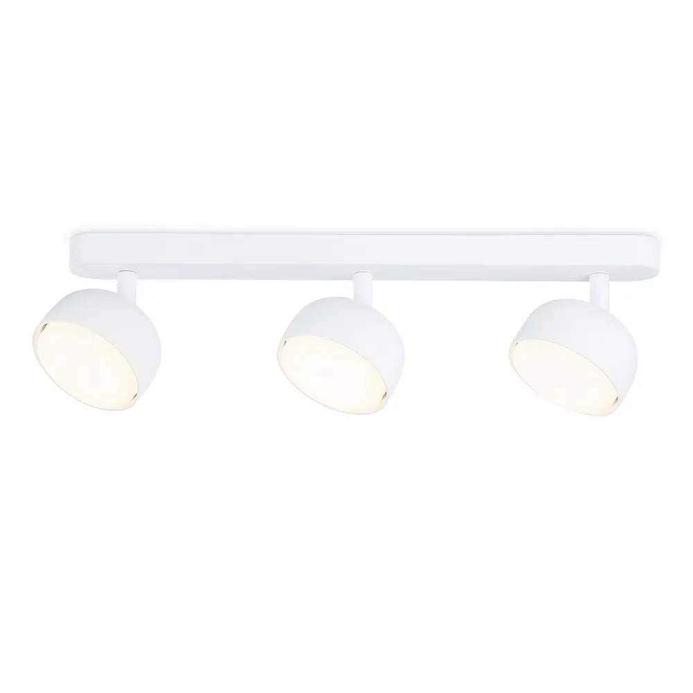 Фото Спот поворотный Ambrella light Tn71015 3 лампы 10 м² цвет белый Фото Спот поворотный Ambrella light Tn71015 3 лампы 10 м² цвет белый