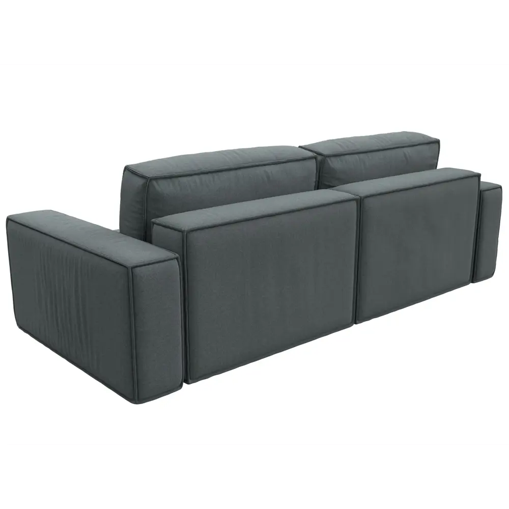 Фото 5 Диван прямой Прага классик Лига диванов 124339 252x88x116 см рогожка цвет амур 07 серый Фото 5 Диван прямой Прага классик Лига диванов 124339 252x88x116 см рогожка цвет амур 07 серый