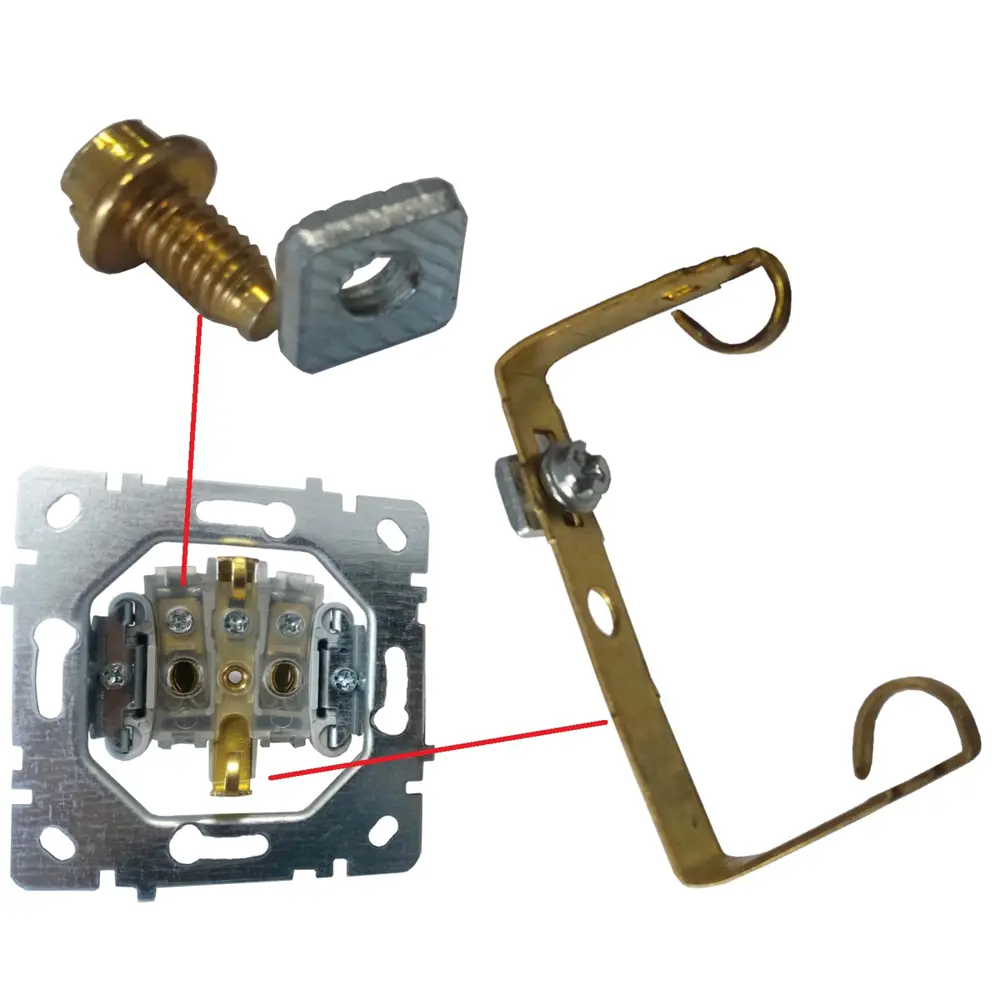 Фото 4 Розетка встраиваемая Nilson Touran 24111017 с заземлением, цвет белый