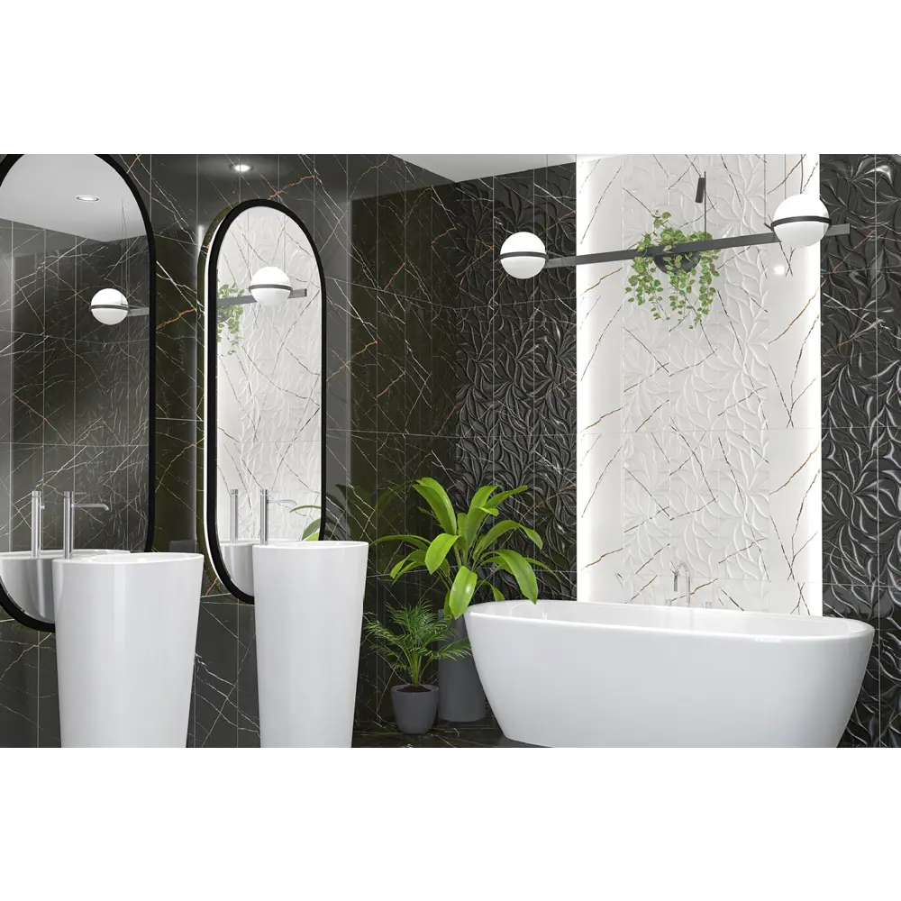 Фото Плитка Eletto ceramica 508171101 24.2x70см 1.02 м² цвет черный, цена за упаковку Фото Плитка Eletto ceramica 508171101 24.2x70см 1.02 м² цвет черный, цена за упаковку