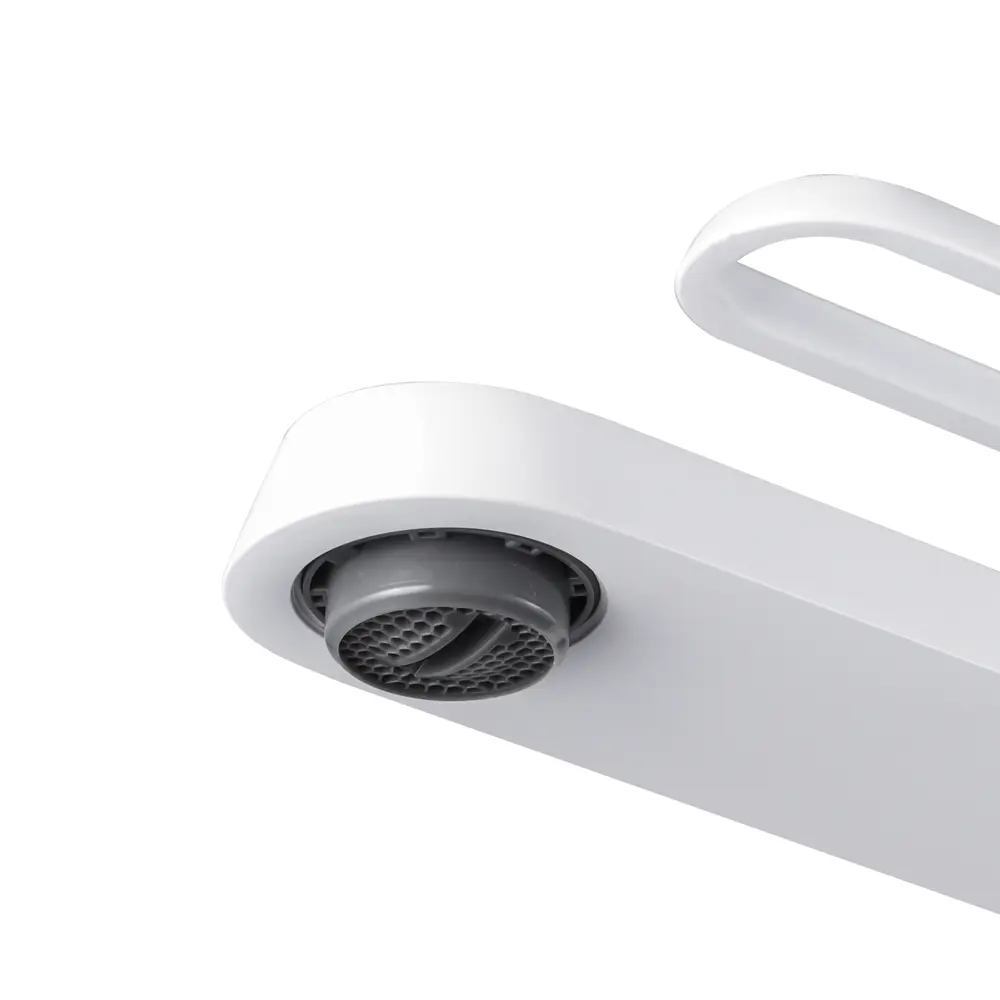 Фото 2 Смеситель для раковины Maxonor pure life Pl10108-8 однорычажный цвет белый матовый, белый