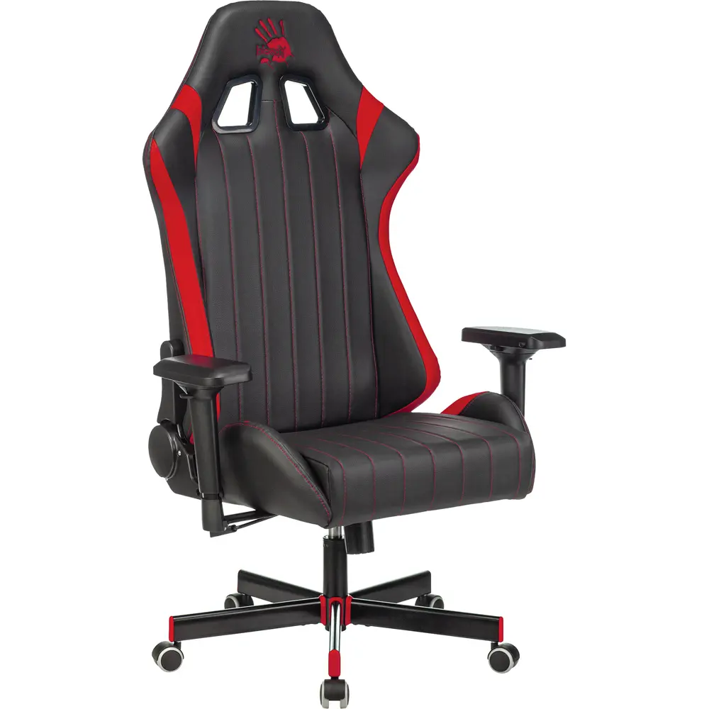 Фото 9 Игровое кресло A4tech Bloody GC-990 85x140.5x50 см эко кожа цвет красный/черный