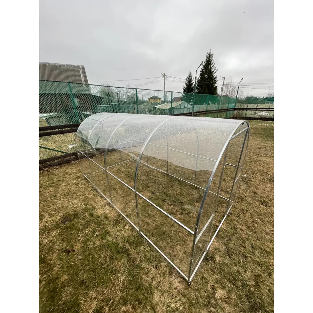 Фото 3 Пленка для теплиц Морепэт 1.05x24 м 500 мкм прозрачный термошайбы и нанолента Фото 3 Пленка для теплиц Морепэт 1.05x24 м 500 мкм прозрачный термошайбы и нанолента