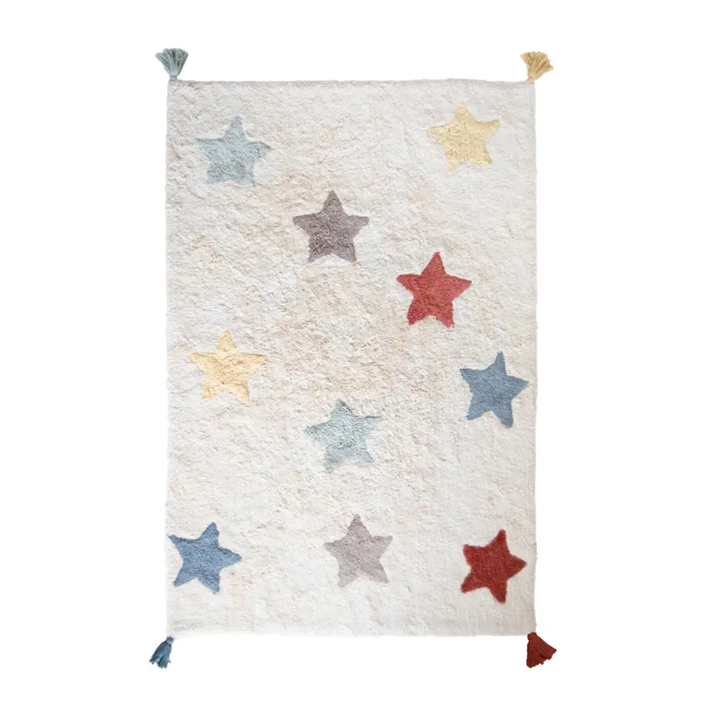 Фото Коврик декоративный Lillaland Vintage Stars 120x180 см хлопок Фото Коврик декоративный Lillaland Vintage Stars 120x180 см хлопок