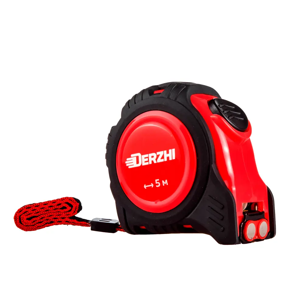 Фото 4 Рулетка Derzhi 8419-005 с магнитным наконечником и автостопом 5 м x 19 мм