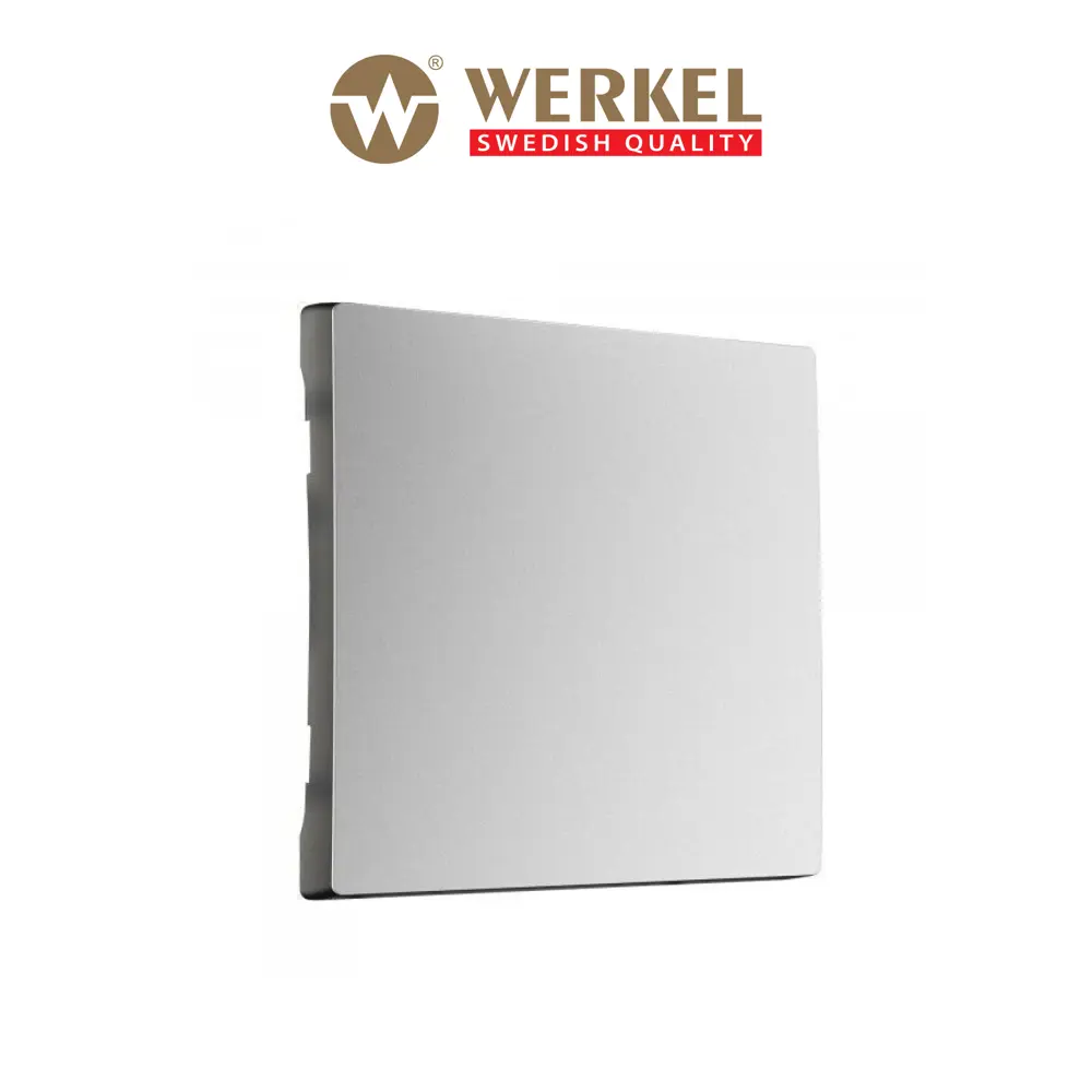 Фото Клавиша для выключателя перекрестного Werkel W1119065 цвет серебряный матовый Фото Клавиша для выключателя перекрестного Werkel W1119065 цвет серебряный матовый