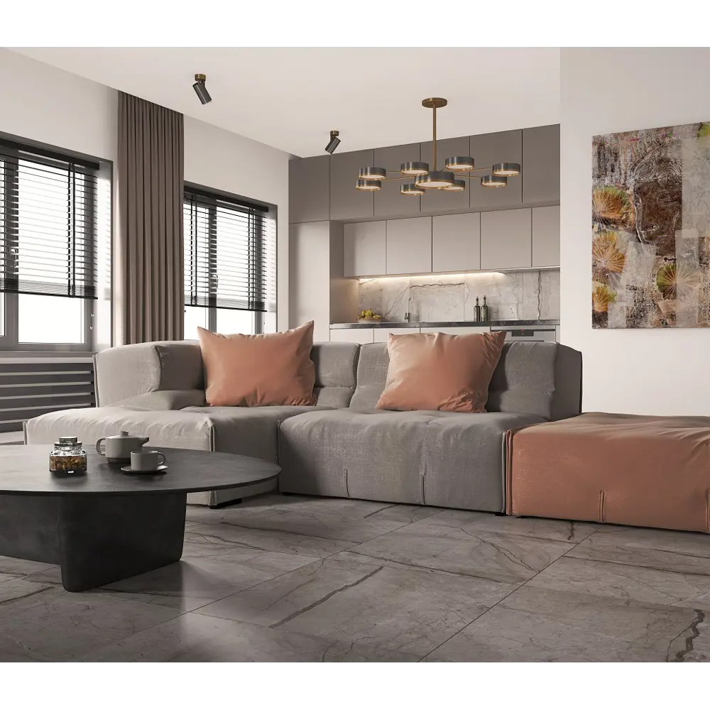 Фото Керамогранит Laparet x9999282639 60x60см 1.44 м² цвет серый, цена за упаковку Фото Керамогранит Laparet x9999282639 60x60см 1.44 м² цвет серый, цена за упаковку