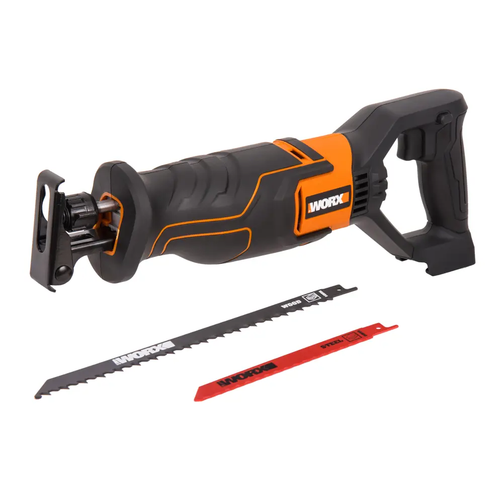 Фото 7 Пила сабельная аккумуляторная Worx WX500.9 НСК, 20 В Li-Ion без АКБ и ЗУ Фото 7 Пила сабельная аккумуляторная Worx WX500.9 НСК, 20 В Li-Ion без АКБ и ЗУ