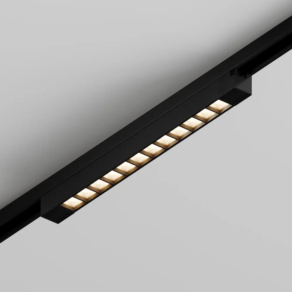 Фото 2 Трековый светильник линейный светодиодный Hesby lighting Hsbl_0144 30 Вт однофазный теплый белый (желтый) свет цвет черный