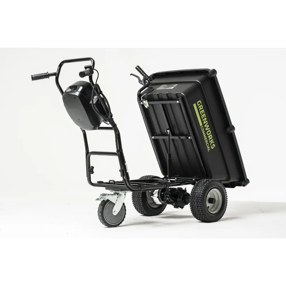 Фото 7 Садовая тележка самоходная аккумуляторная Greenworks 7400607 82 В 106 л без АКБ и ЗУ Фото 7 Садовая тележка самоходная аккумуляторная Greenworks 7400607 82 В 106 л без АКБ и ЗУ
