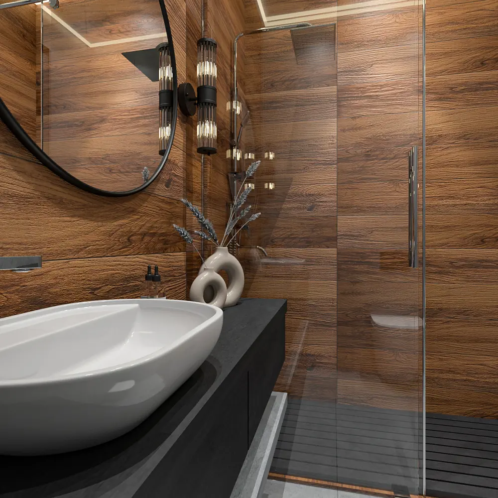 Фото Керамогранит Absolut Gres Docato Pine AB 1027W 20x120 см матовый каштановы, цена за упаковку Фото Керамогранит Absolut Gres Docato Pine AB 1027W 20x120 см матовый каштановы, цена за упаковку