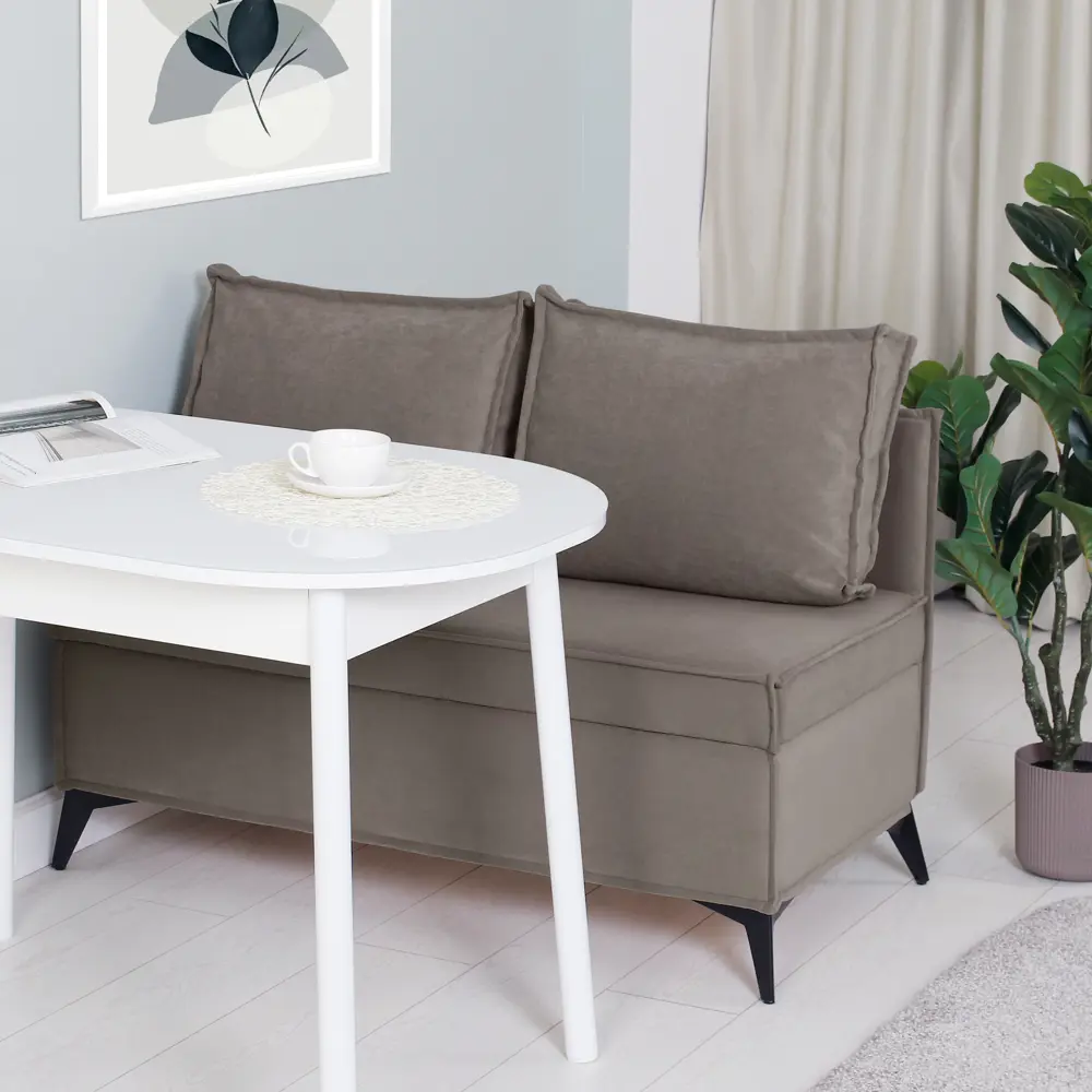 Фото 6 Диван кухонный Норта Loft XS 113 x 80 x 58.5 см цвет kvest 032 Фото 6 Диван кухонный Норта Loft XS 113 x 80 x 58.5 см цвет kvest 032