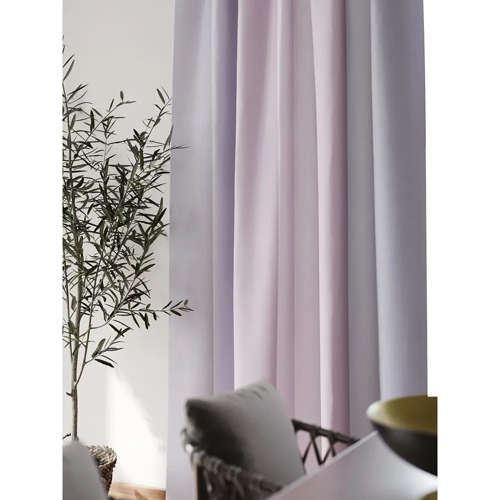 Фото 3 Штора блэкаут на шторной ленте Comfy Way Флонтос - 27 CW594027-260, 260x150 см, цвет сиреневый Фото 3 Штора блэкаут на шторной ленте Comfy Way Флонтос - 27 CW594027-260, 260x150 см, цвет сиреневый