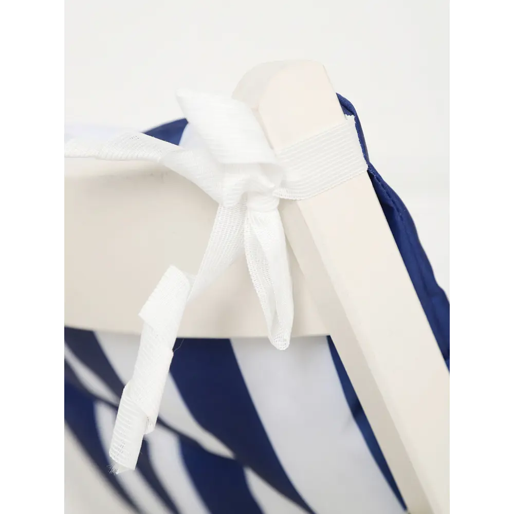 Фото 4 Подушка для стула Текстильная компания багира 80x45 см цвет белый/синий Фото 4 Подушка для стула Текстильная компания багира 80x45 см цвет белый/синий