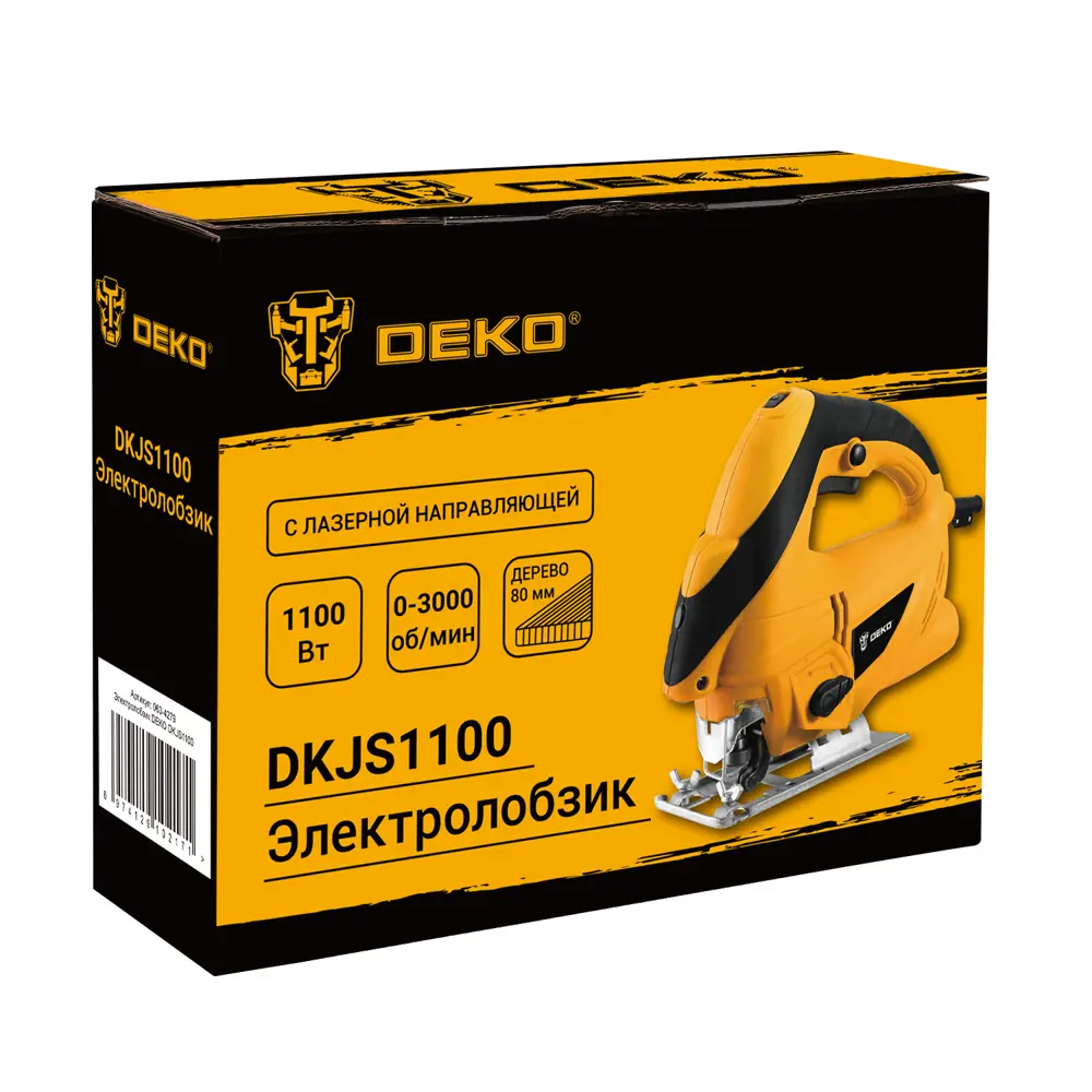 Фото 5 Лобзик сетевой Deko DKJS1100 063-4279, 1100 Вт