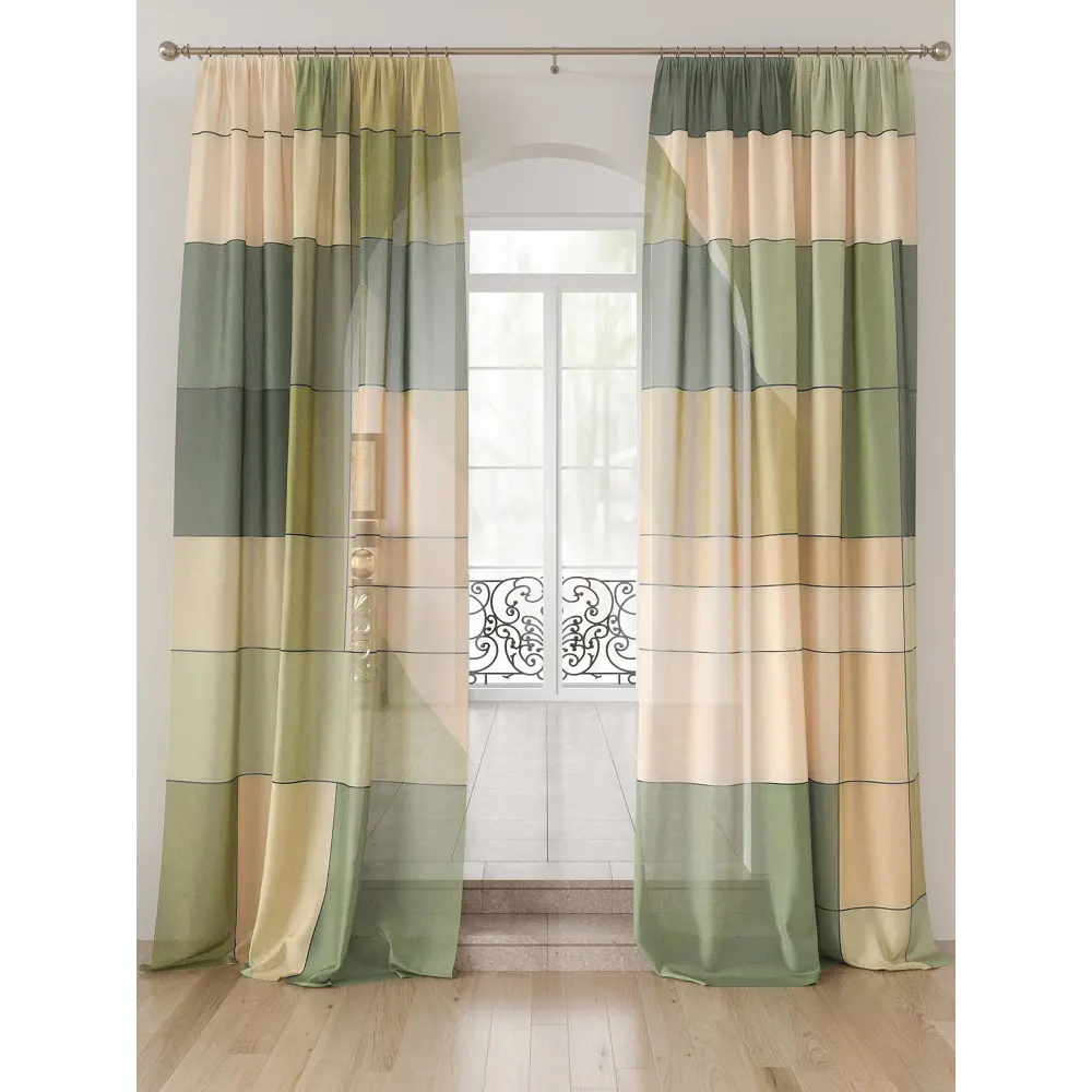 Фото Тюль Comfy way Лоуна - 144 CW754144-230 на шторной ленте 230x150 см цвет бежевый Фото Тюль Comfy way Лоуна - 144 CW754144-230 на шторной ленте 230x150 см цвет бежевый