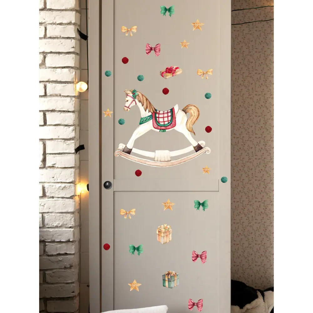 Фото 4 Наклейка Lisadecor Лошадка качалка 50 см х 40 см Фото 4 Наклейка Lisadecor Лошадка качалка 50 см х 40 см