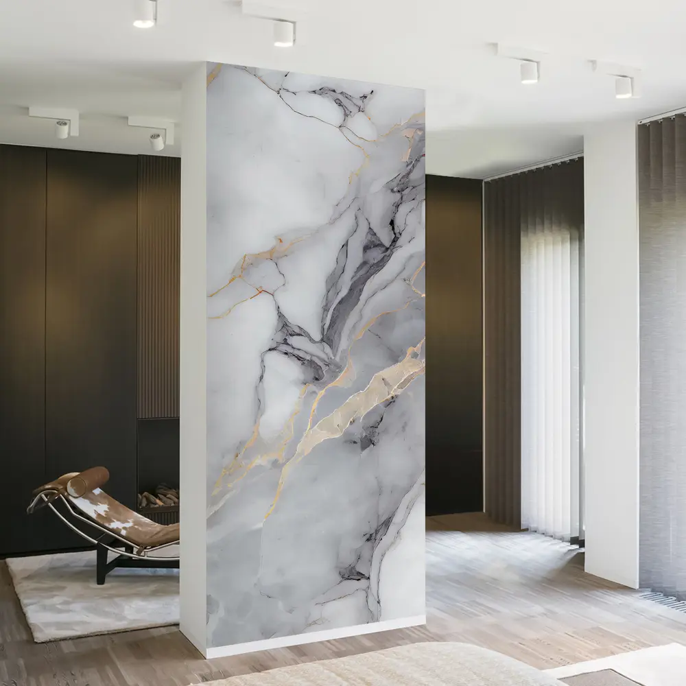 Фото 5 Фотообои флизелиновые Urban Style Серый мрамор UST1847, 100x270 см Фото 5 Фотообои флизелиновые Urban Style Серый мрамор UST1847, 100x270 см