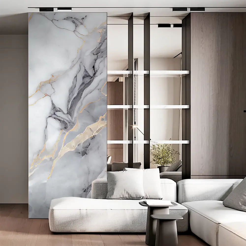 Фото 14 Фотообои флизелиновые Urban Style Серый мрамор UST1847, 100x270 см Фото 14 Фотообои флизелиновые Urban Style Серый мрамор UST1847, 100x270 см