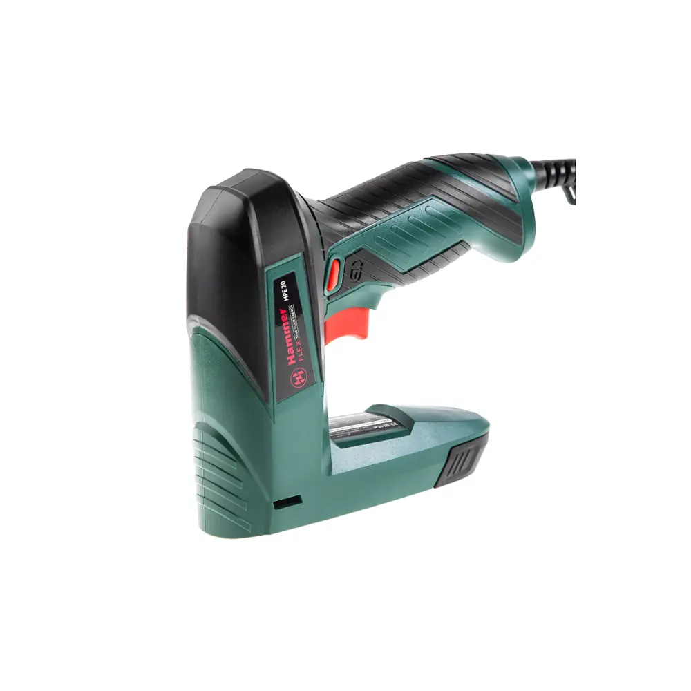 Фото Степлер электрический Hammer Flex HPE20, 45Вт 20 уд/мин Фото Степлер электрический Hammer Flex HPE20, 45Вт 20 уд/мин
