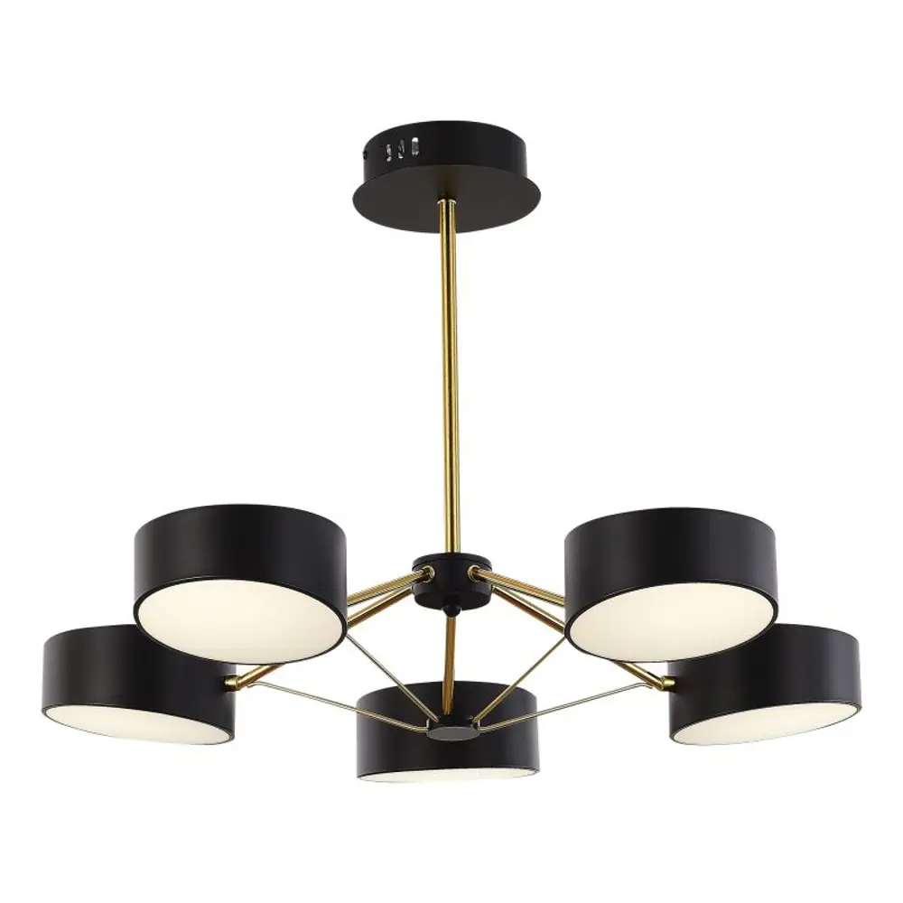 Фото Светильник настенно-потолочный светодиодный ST LUCE SLE6005-402-05 Valle 18 м² холодный белый свет цвет золото Фото Светильник настенно-потолочный светодиодный ST LUCE SLE6005-402-05 Valle 18 м² холодный белый свет цвет золото