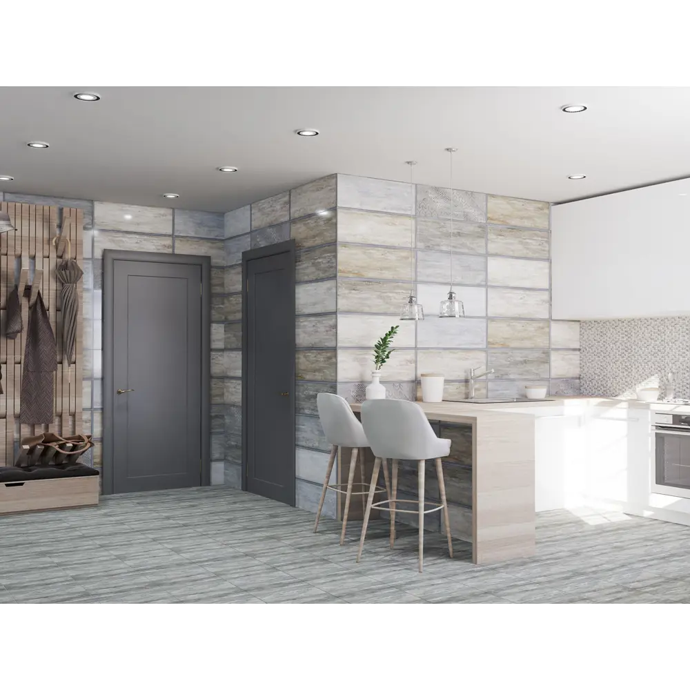 Фото 2 Керамическая плитка Eletto Old tjikko 506783002 42x42см 1.23 м² цвет серый, цена за упаковку Фото 2 Керамическая плитка Eletto Old tjikko 506783002 42x42см 1.23 м² цвет серый, цена за упаковку