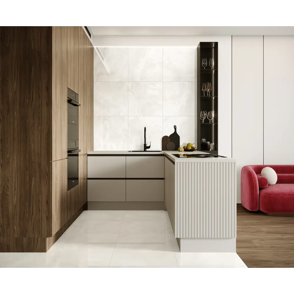 Фото 5 Керамогранит Laparet Cosmo perla x9999299093 59.5x119.1см 2.151 м² цвет белый, цена за упаковку Фото 5 Керамогранит Laparet Cosmo perla x9999299093 59.5x119.1см 2.151 м² цвет белый, цена за упаковку