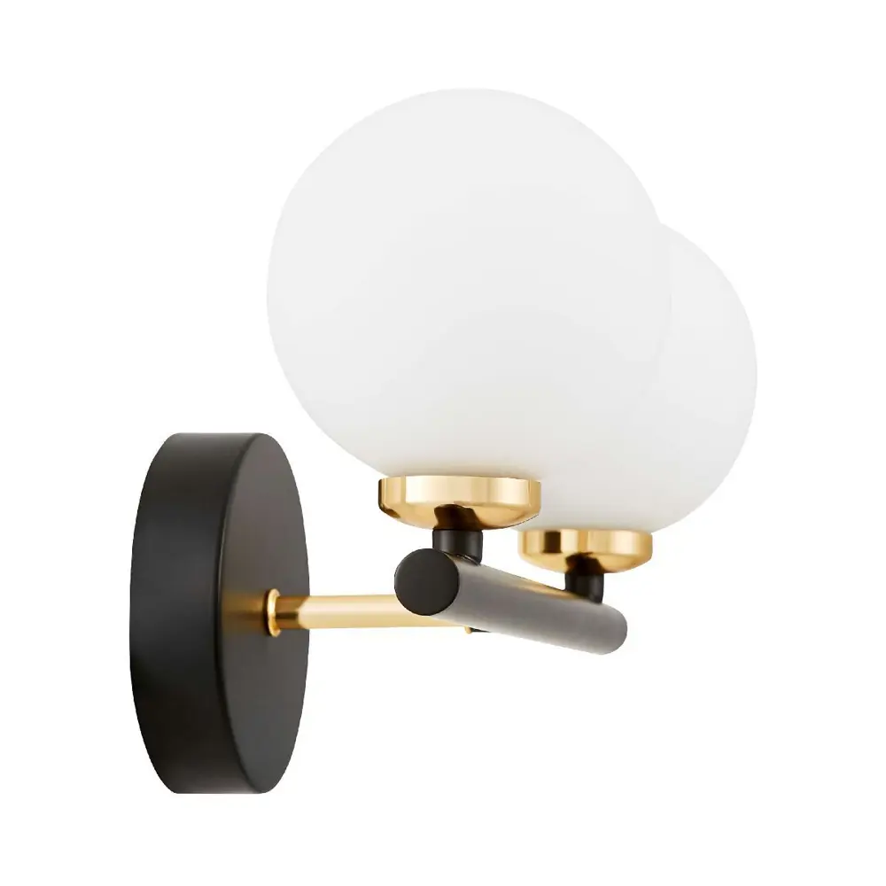 Фото 5 Настенный светильник Lumina deco Marsiada Ldw 6033-2 bk+f.gd цвет черный Фото 5 Настенный светильник Lumina deco Marsiada Ldw 6033-2 bk+f.gd цвет черный