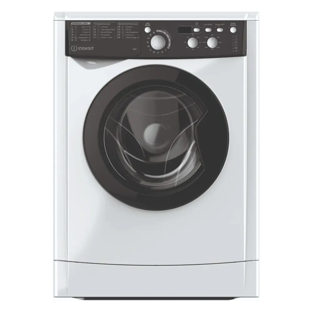 Фото Стиральная машина Indesit Ewud 4105 bk cis 59.4x84.9x32.2 см 4 кг цвет белый
