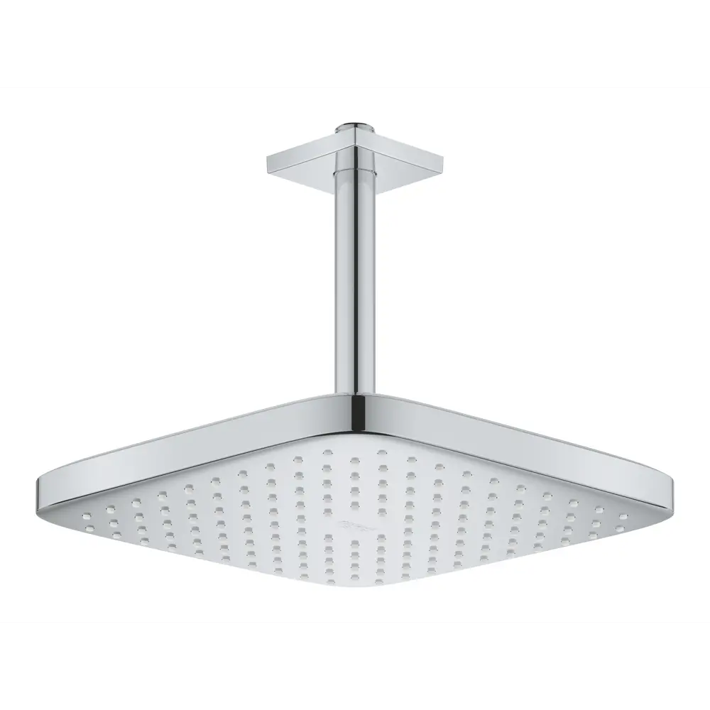Фото Лейка для верхнего душа Grohe 26683000 квадратный цвет хром Фото Лейка для верхнего душа Grohe 26683000 квадратный цвет хром