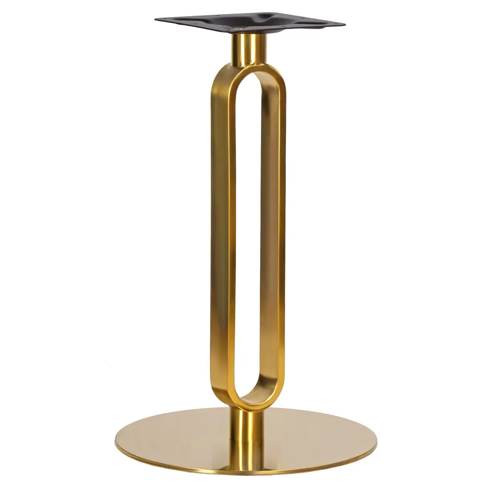 Фото 2 Подстолье обеденное Dobrin Elan Gold металл 72.60 см золотое Фото 2 Подстолье обеденное Dobrin Elan Gold металл 72.60 см золотое