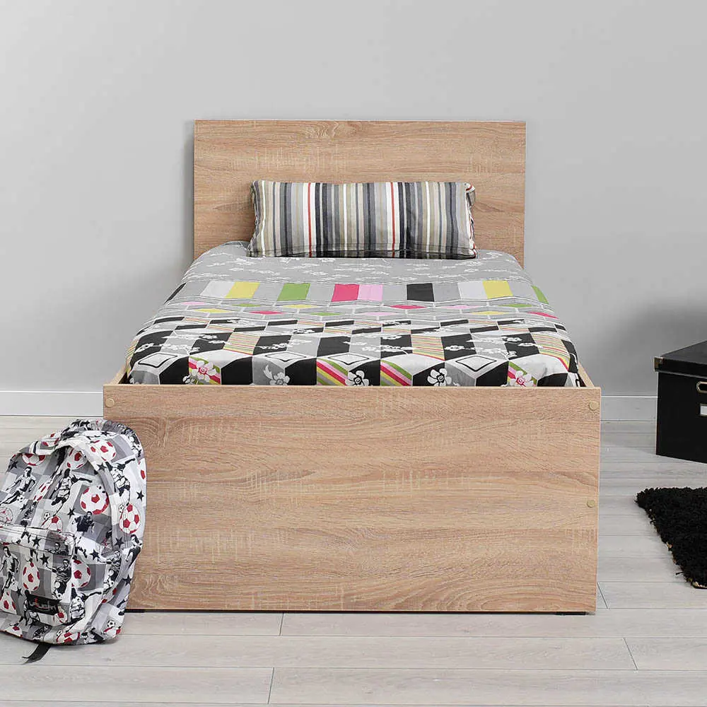 Фото 7 Кровать Adore Trendline Series 96x89x195 см ДСП цвет сонома Фото 7 Кровать Adore Trendline Series 96x89x195 см ДСП цвет сонома