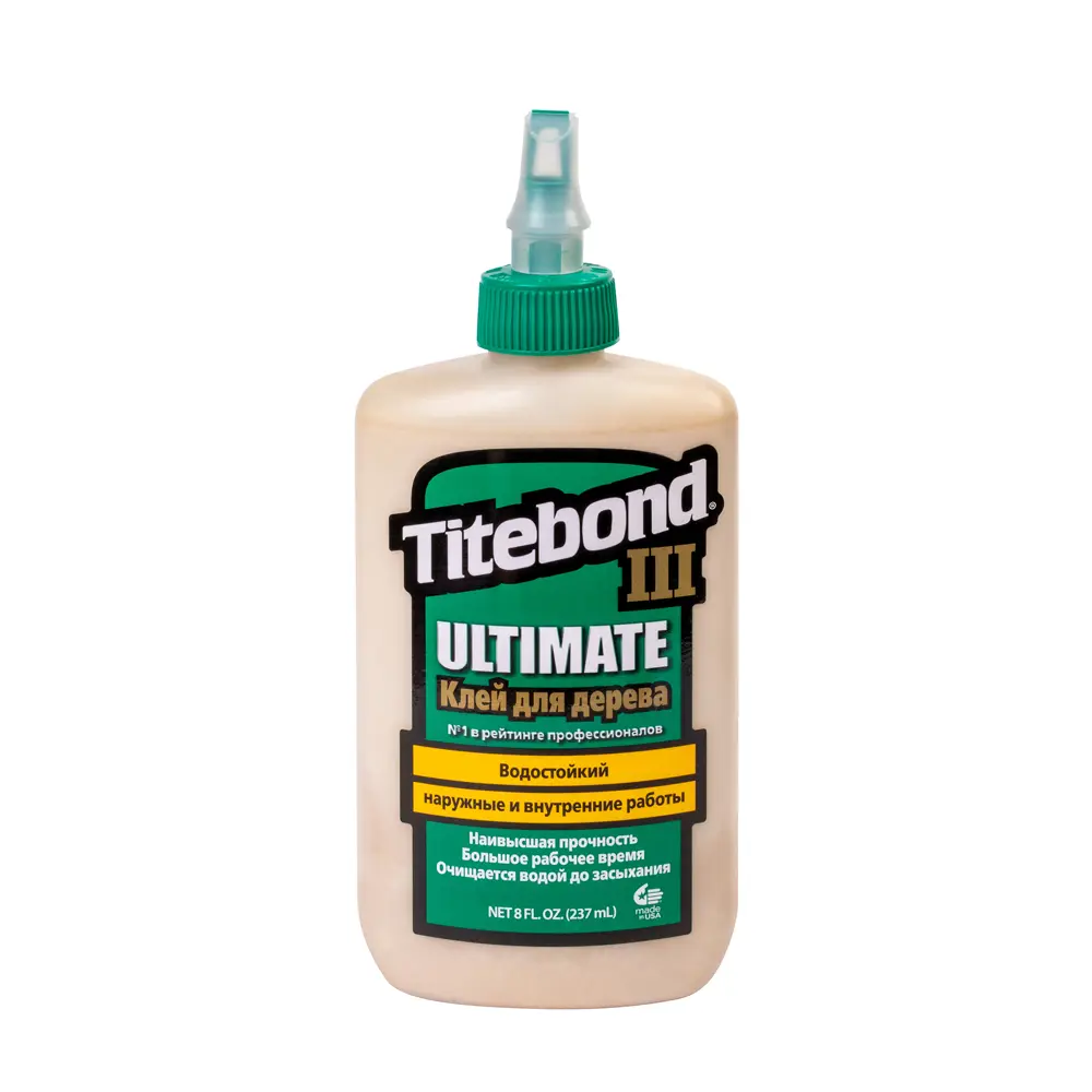 Фото Клей Titebond III Ultimate влагостойкий 237 мл Фото Клей Titebond III Ultimate влагостойкий 237 мл