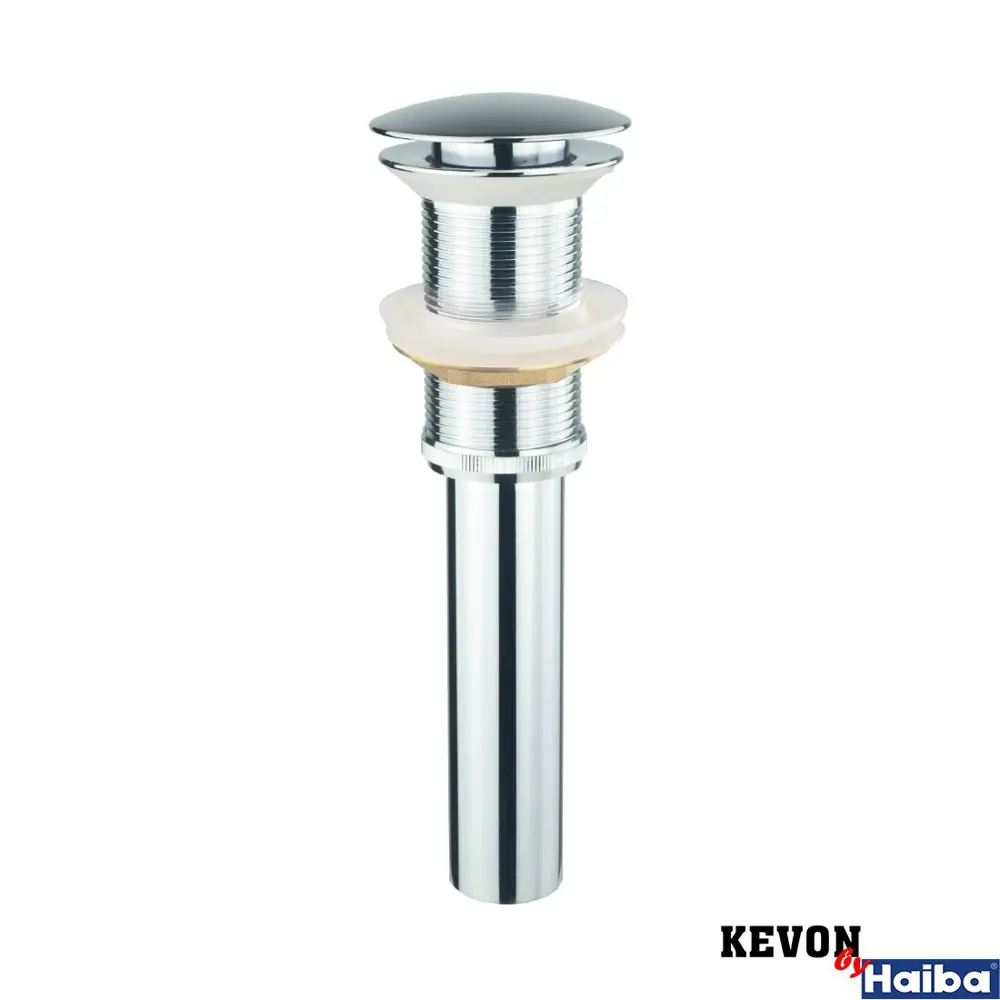 Фото Донный клапан для раковины Kevon KV92118 6.8 см ø32 клик-клак цвет хром Фото Донный клапан для раковины Kevon KV92118 6.8 см ø32 клик-клак цвет хром