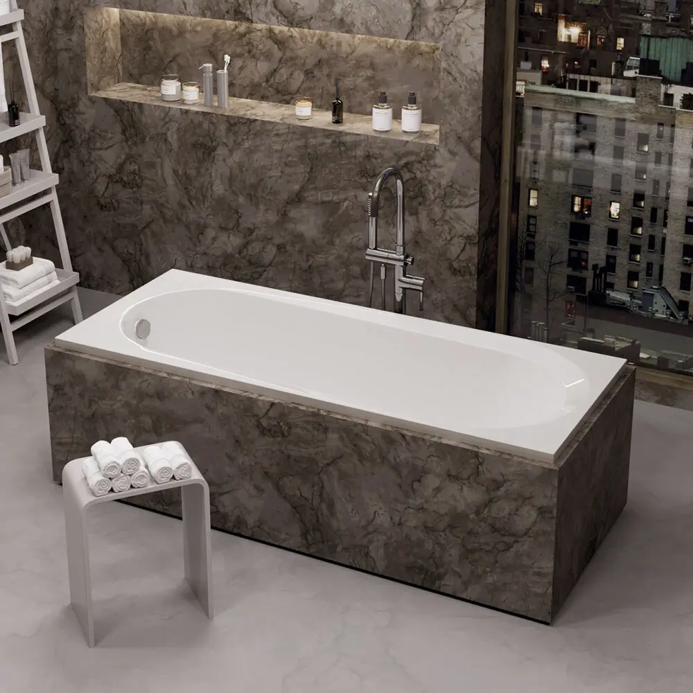 Фото 6 Прямоугольная ванна Alba spa Baline акрил 150x70см Фото 6 Прямоугольная ванна Alba spa Baline акрил 150x70см
