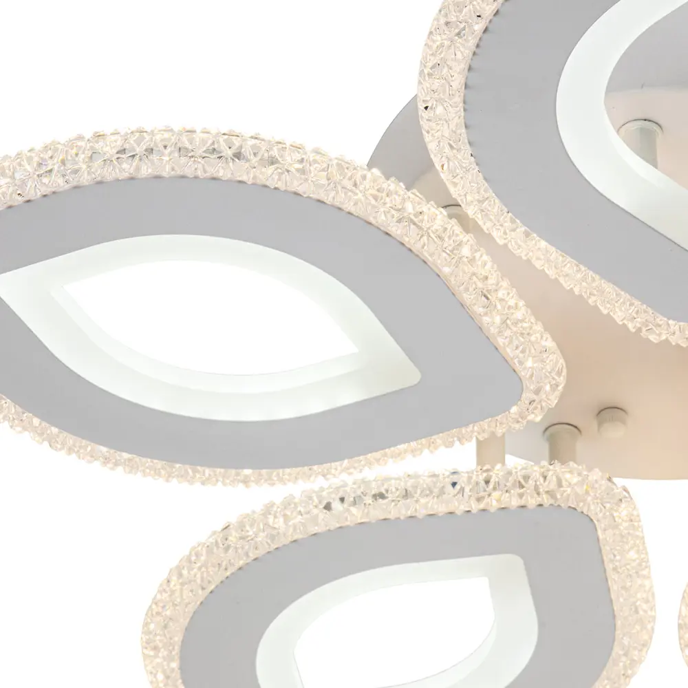 Фото 3 Люстра потолочная светодиодная Escada ESC_10264_5LED Diamond с пультом управления 18.8 м² регулируемый белый свет цвет белый Фото 3 Люстра потолочная светодиодная Escada ESC_10264_5LED Diamond с пультом управления 18.8 м² регулируемый белый свет цвет белый