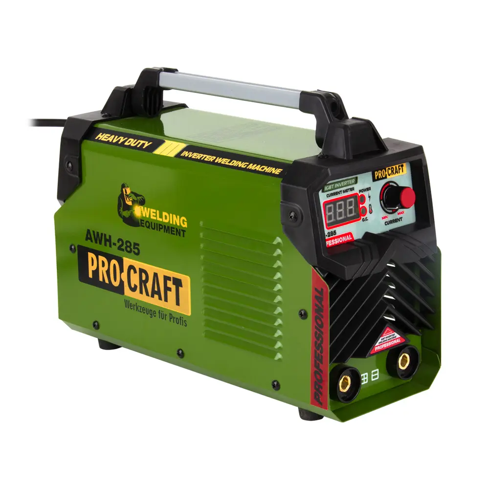 Фото Сварочный аппарат инверторный Procraft AWH-285, 285 А, до 4 мм Фото Сварочный аппарат инверторный Procraft AWH-285, 285 А, до 4 мм