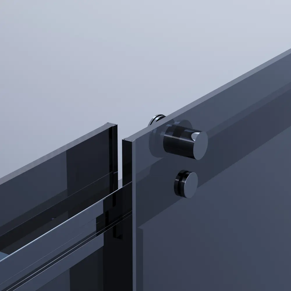 Фото 6 Душевая перегородка Ambassador 19021205HB-120HB 120x200см черный профиль