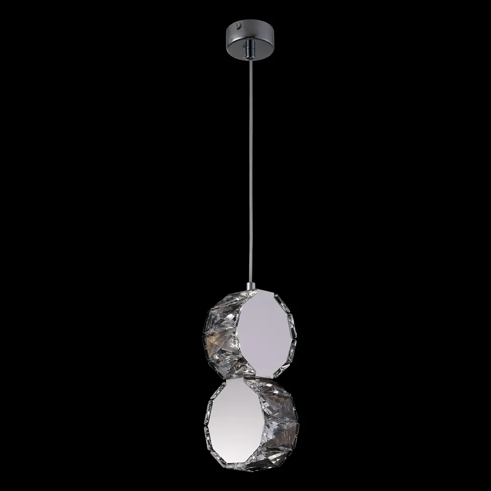 Фото 2 Светильник подвесной Crystal Lux Beso sp2 2 лампы 4 м² цвет хром Фото 2 Светильник подвесной Crystal Lux Beso sp2 2 лампы 4 м² цвет хром