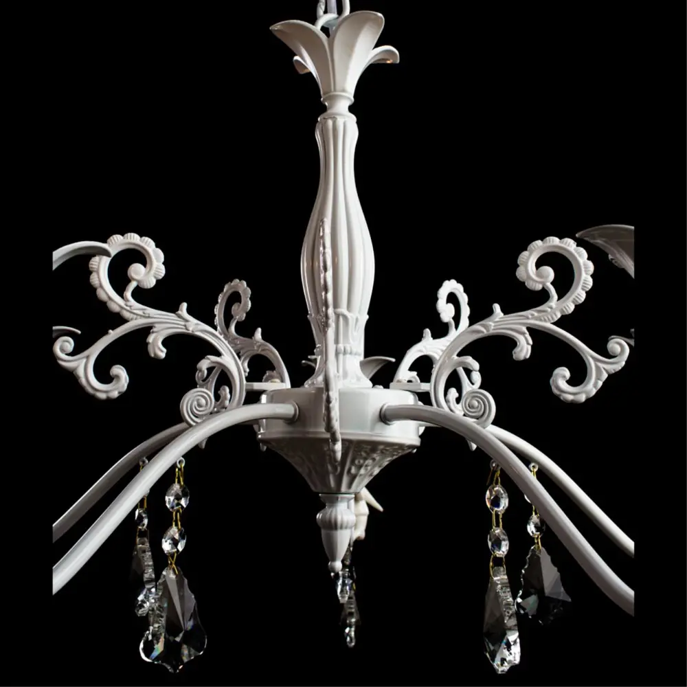 Фото 5 Люстра потолочная ARTE LAMP ANGELINA 5 ламп 10 м² цвет белый Фото 5 Люстра потолочная ARTE LAMP ANGELINA 5 ламп 10 м² цвет белый
