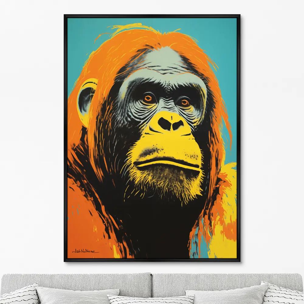 Фото Картина Artnomore Vibe collection Orang Utan No 2 2024г. AR-777000503 75x105 см Фото Картина Artnomore Vibe collection Orang Utan No 2 2024г. AR-777000503 75x105 см