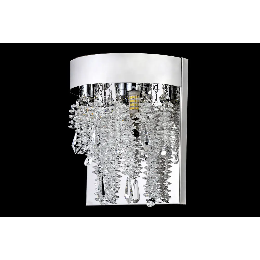 Фото 3 Настенный светильник Arti lampadari Flusso nickel h 2.18.107 n цвет прозрачный/никель Фото 3 Настенный светильник Arti lampadari Flusso nickel h 2.18.107 n цвет прозрачный/никель