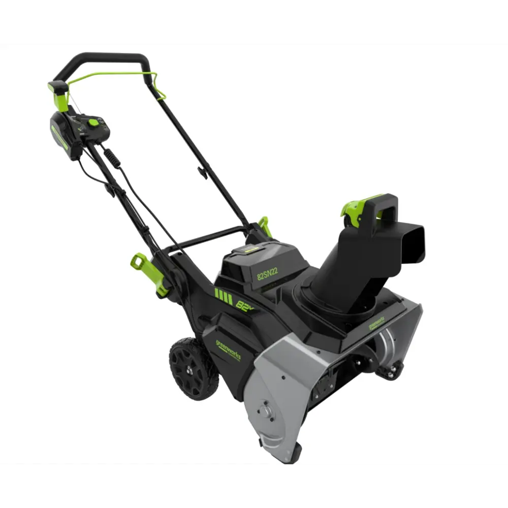 Фото Снегоуборщик аккумуляторный бесщёточный Greenworks 2603307UH НСК 56 см 82 В 1x8 Ач АКБ и ЗУ в комплекте Фото Снегоуборщик аккумуляторный бесщёточный Greenworks 2603307UH НСК 56 см 82 В 1x8 Ач АКБ и ЗУ в комплекте