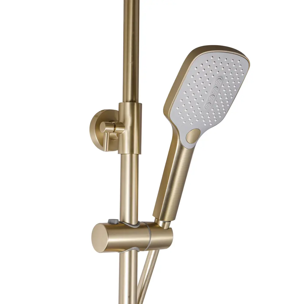 Фото 8 Душевая стойка Maxonor pure life Pl2484-6 2 режимная цвет золото